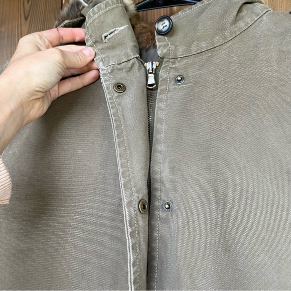 THEORY FUR-LINED CHORE COAT - Picture 3 of 12